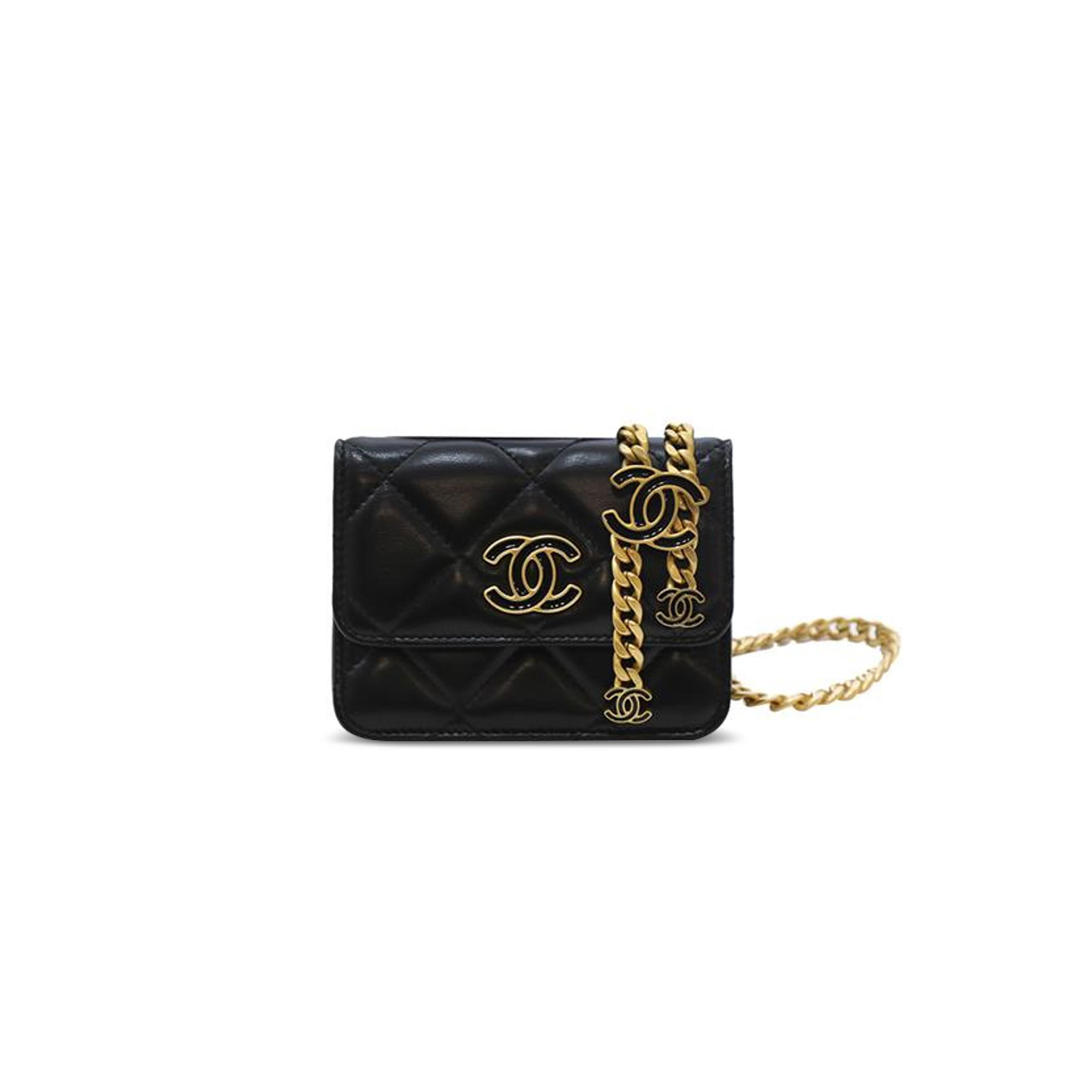 Ch**el cc mini chain flap crossbody waist bag ap2637 (12.5*9*3cm)